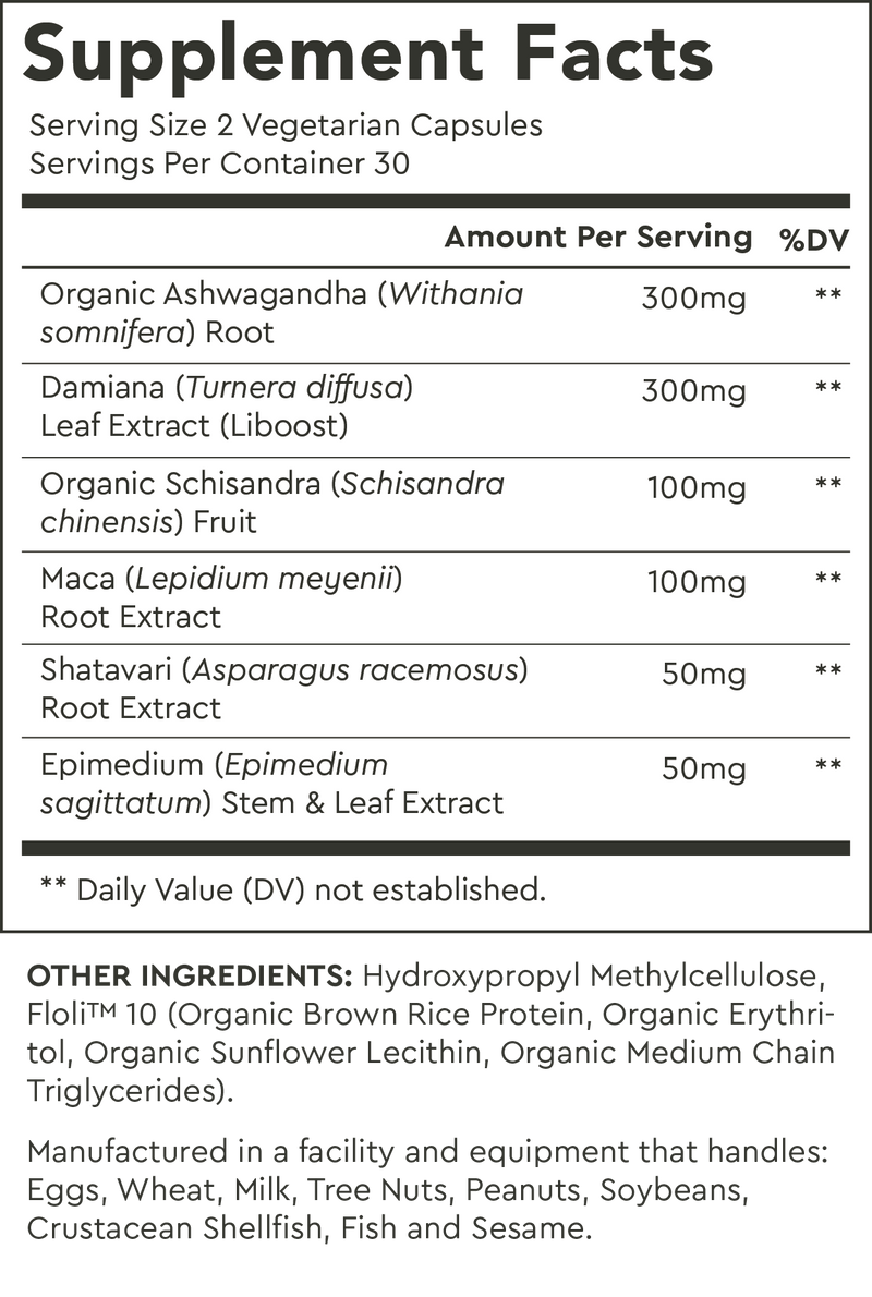 Supplement Facts for Default Title